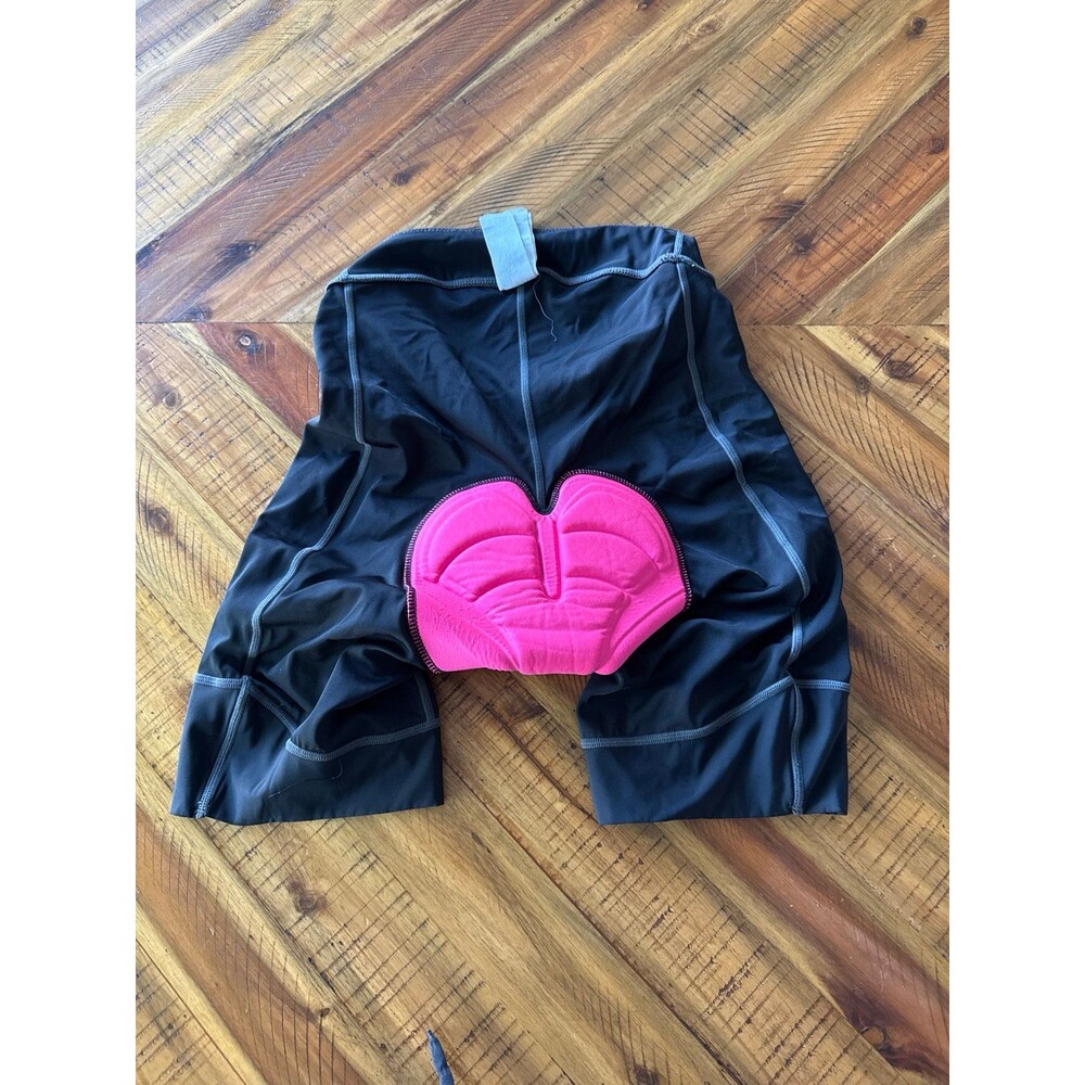 Louis Garneau Cycling Shorts Women’s JRL Black Pink Chamois Padded Bike Shorts